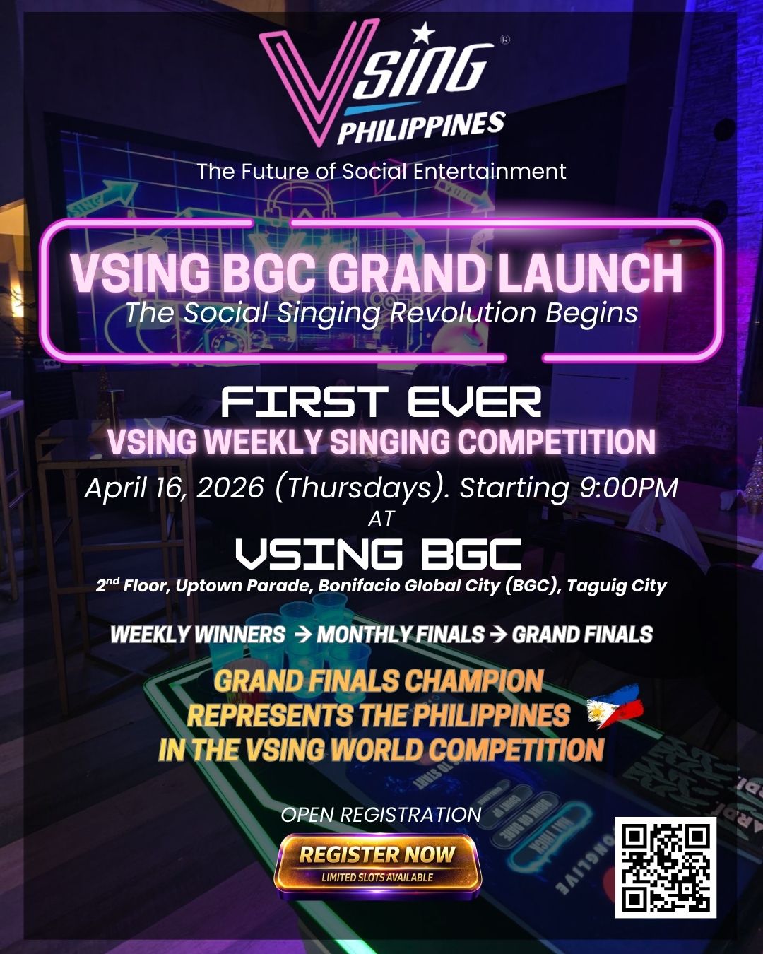 VSING Philippines | Interactive Concert Bar & Digital Entertainment